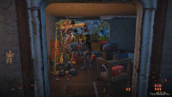 Стоянка атомных котов Fallout 4