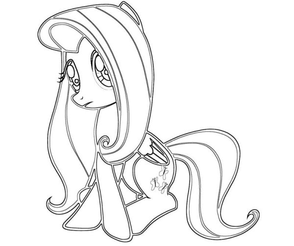 Раскраска my little Pony Санни