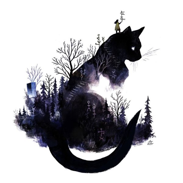 Кот Баюн арт
