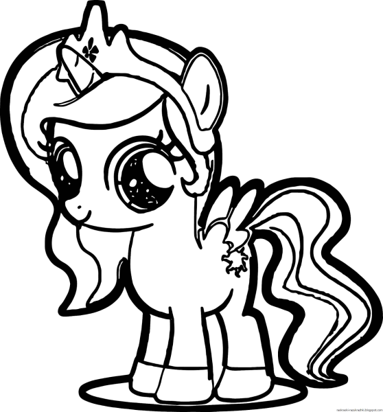 My little Pony раскраска