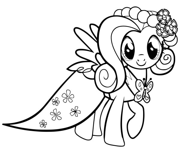 My little Pony раскраска