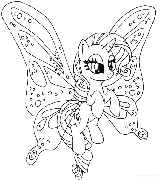 My little Pony раскраска
