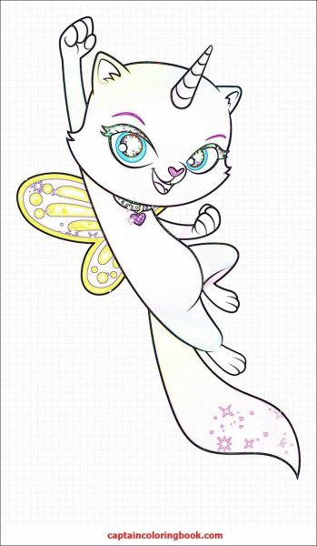 Rainbow Butterfly Юникорн Китти