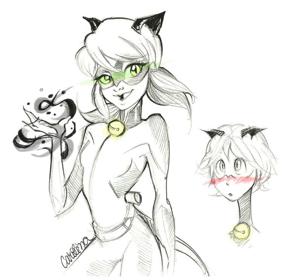Супер кот рисунок
