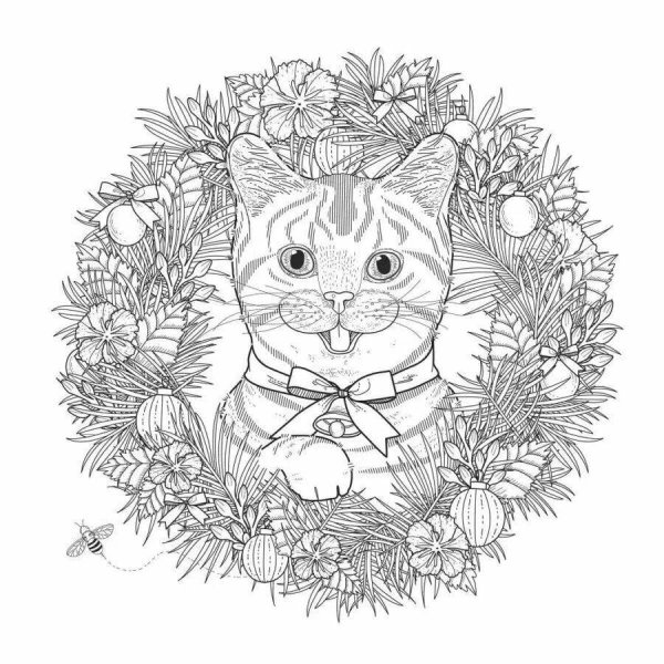 Раскраска волшебные котики