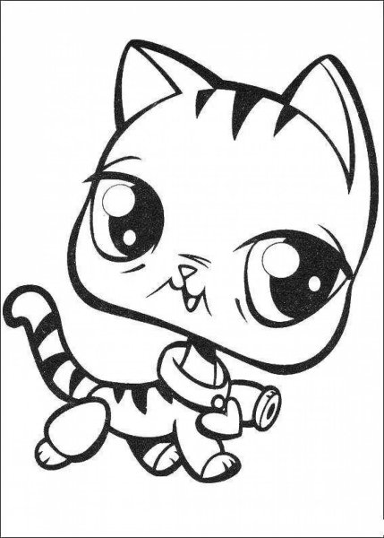 Раскраска Littlest Pet shop