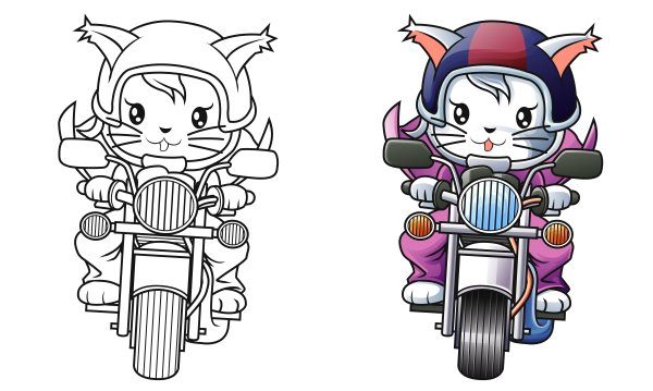 Motorbike cartoon Mini девочка на мотоцикле игрушка