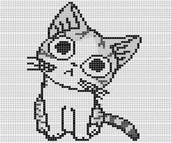 Котик в клеточку