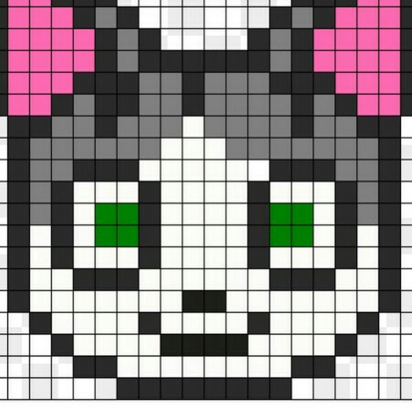 Рисование по клеточкам животных