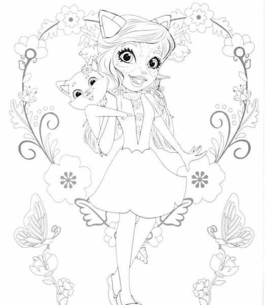 Enchantimals раскраска