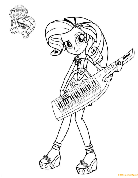 Раскраска my little Pony Equestria