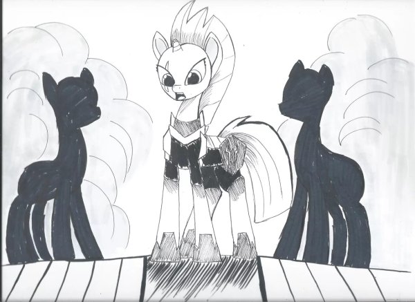 My little Pony Tempest Shadow раскраска