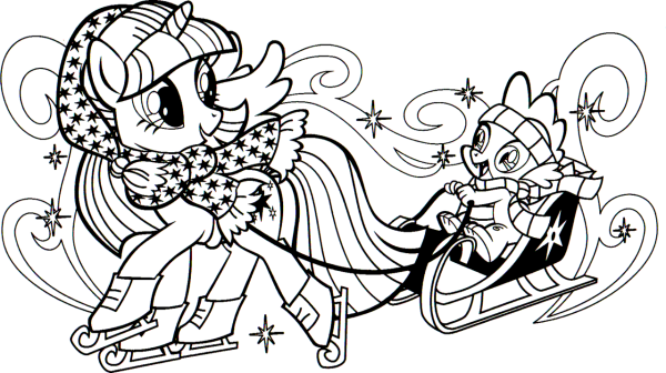 Раскраска my little Pony Санни