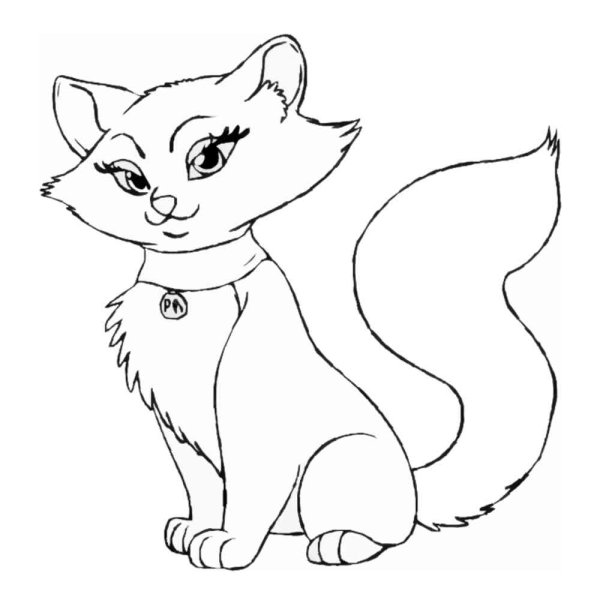 Раскраска Королевские питомцы Дисней