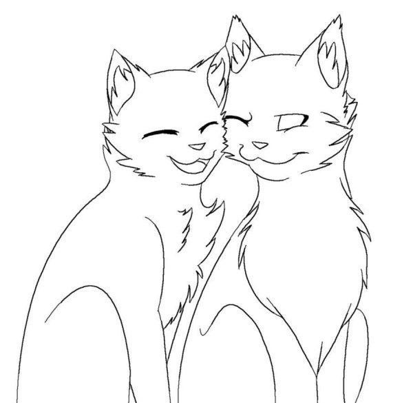 Коты Воители лайн семья