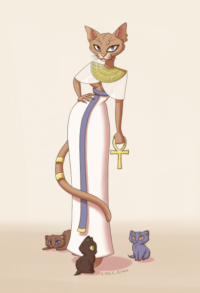 Раскраски египетская кошка анкха (47 фото)