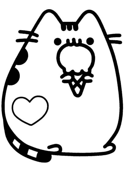 Кот в шапке
