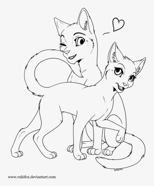 Коты Воители 2 кота лайн