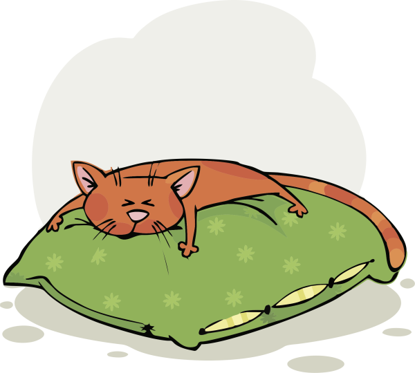 Лежанка для кота рисунок