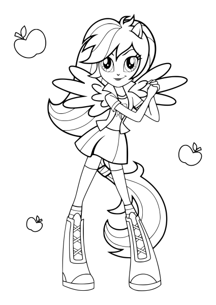 Раскраска my little Pony Equestria