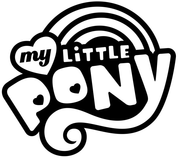Раскраски логотип май литл пони (48 фото)