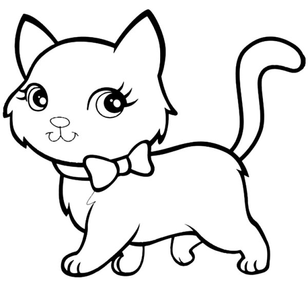 Раскраска. Котики