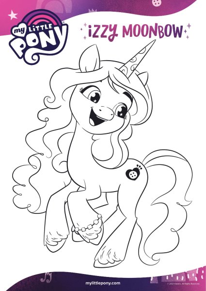 My little Pony g5 раскраска