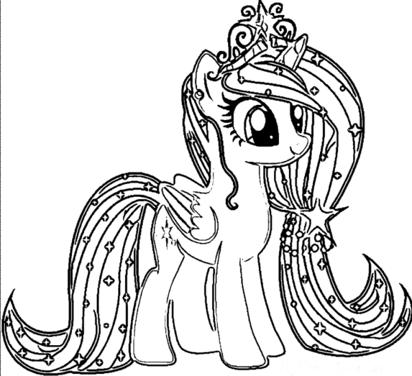 My little Pony раскраска