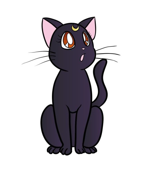 Сейлор Мун белая кошка