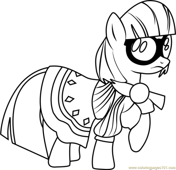 Раскраска my little Pony Зекора