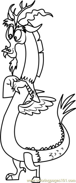 My little Pony Дискорд раскраска