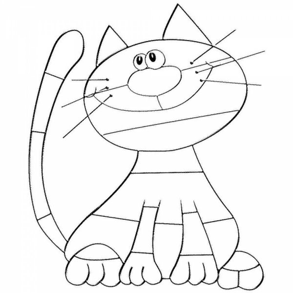 Раскраска кот