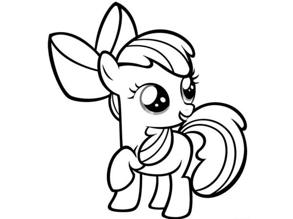 My little Pony раскраска