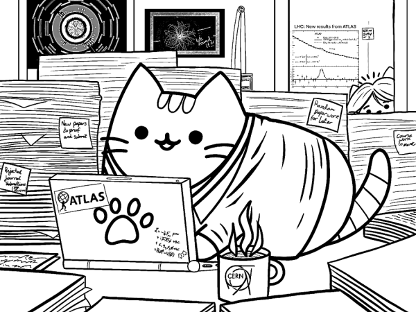 Раскраска котики Пушины много
