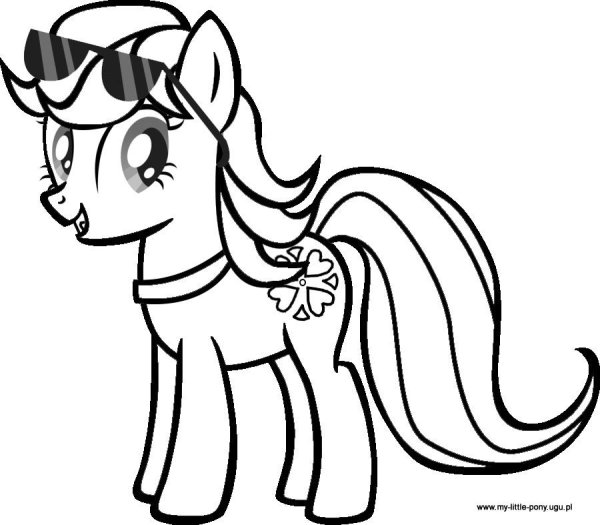 My little Pony Sunset Shimmer Coloring