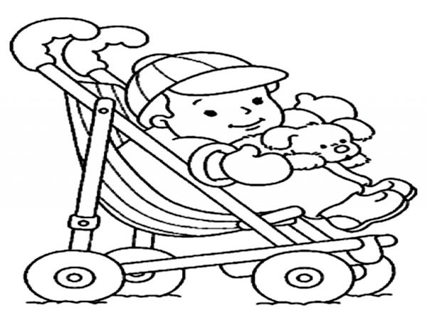 Baby Carriage раскраска