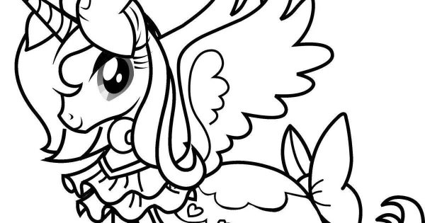 My little Pony раскраска