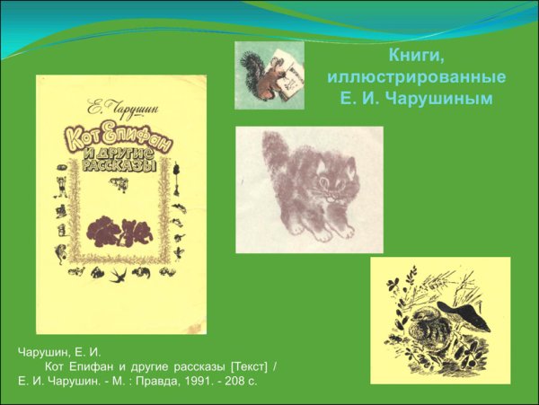 Е Чарушин кот Епифан