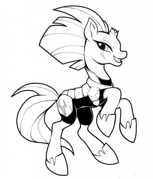 My little Pony буря раскраска
