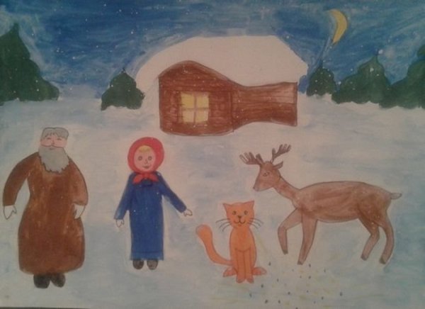Герои сказки серебряное копытце