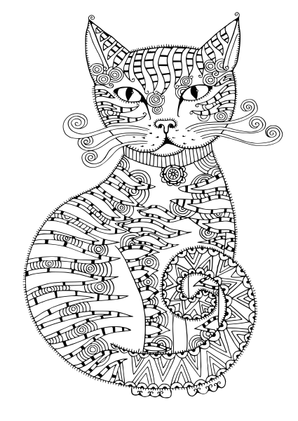 Раскраска котята в корзинке