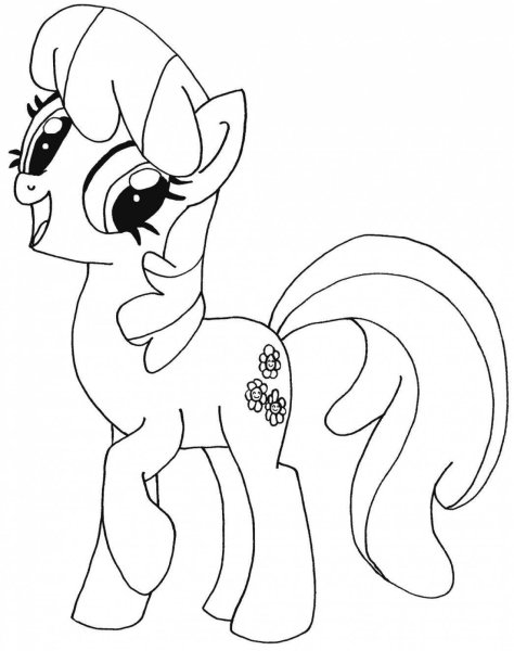 My little Pony раскраска