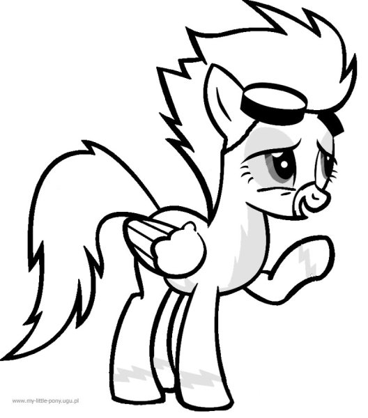 My little Pony раскраска Скуталу