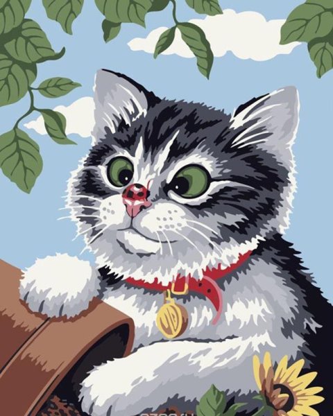 Котенок рисунок