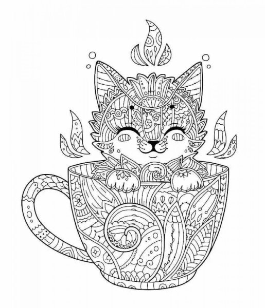 Кошка Мандала для детей