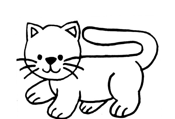 Раскраски кошка аппликация (46 фото)