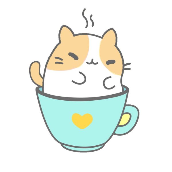 Кавайные котики в кружке