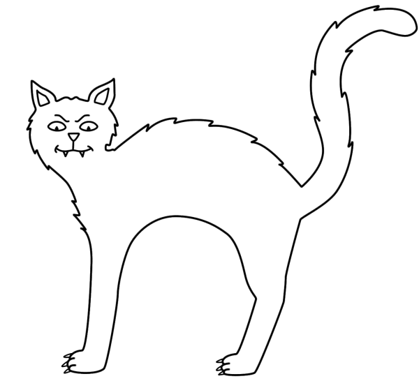 Контур кошки
