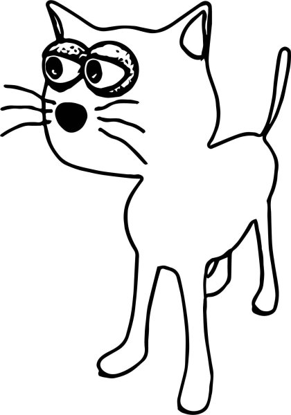 Фелисити кошка раскраска