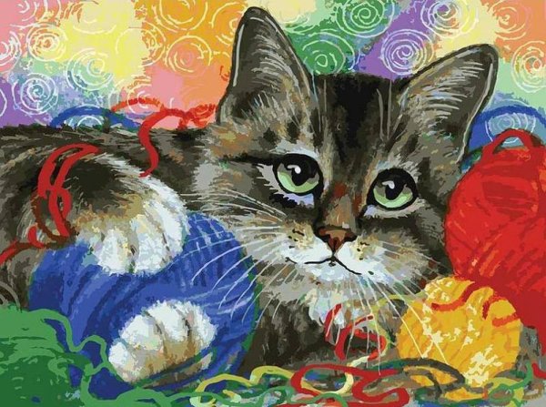 Вышивка с котами